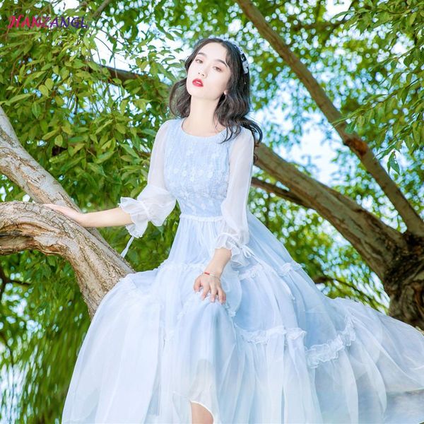 casual dresses hanzangl art retro embroidered lace dress spring and summer women's elegant 3/4 sleeve round neck bohemia holiday long, Black;gray
casual dresses hanzangl art retro embroidered lace dress spring and summer women's elegant 3/4 sleeve round neck bohemia holiday long, Black;gray