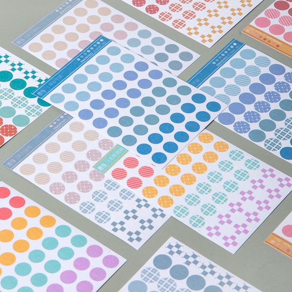 144 pcs/pack colored round dot stickers circle dot labels morandi colors labels for diary album craft scrapbook
144 pcs/pack colored round dot stickers circle dot labels morandi colors labels for diary album craft scrapbook