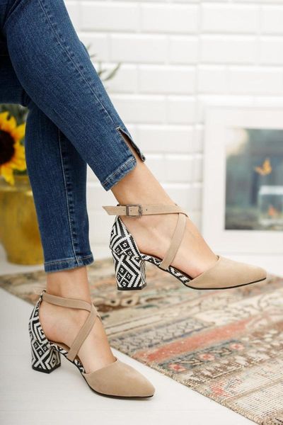 women's shoes skin suede peep-toe off from the cross-tied heel detailed 0076 dress, Black
women's shoes skin suede peep-toe off from the cross-tied heel detailed 0076 dress, Black