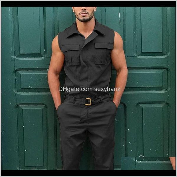 tracksuits mens clothing apparel drop delivery 2021 fashion men jumpsuits sleeveless cargo overalls summer casual solid joggers streetwear p, Gray
tracksuits mens clothing apparel drop delivery 2021 fashion men jumpsuits sleeveless cargo overalls summer casual solid joggers streetwear p, Gray