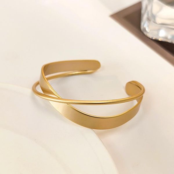 link, chain trend design metal gold copper plated double cuff bracelets layer knot for women girl bangle party jewelry gift, Black
link, chain trend design metal gold copper plated double cuff bracelets layer knot for women girl bangle party jewelry gift, Black