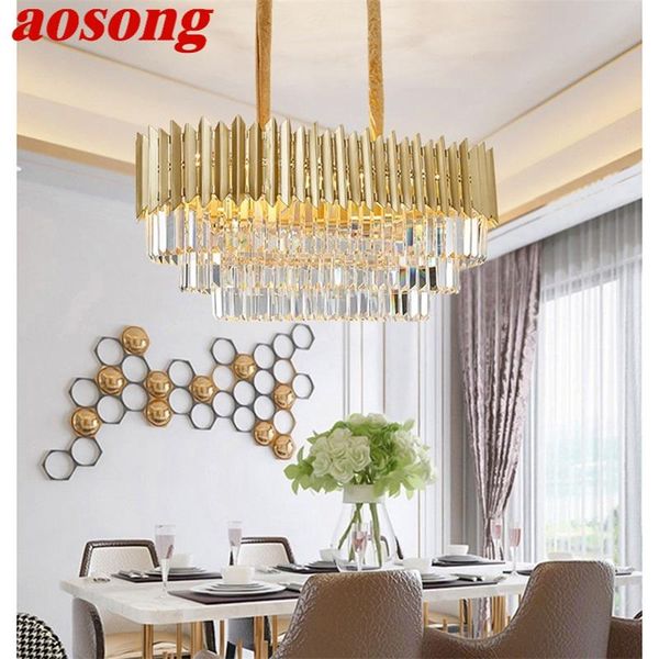 chandeliers aosong gold chandelier postmodern crystal rectangle pendant lamp home led light fixture for living dining room
chandeliers aosong gold chandelier postmodern crystal rectangle pendant lamp home led light fixture for living dining room