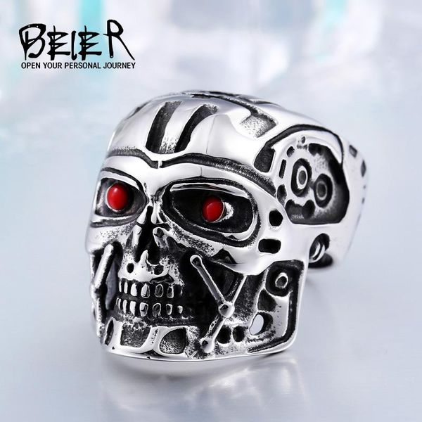 cluster rings beier store fashion t800 terminator ring factory price 316l stainless titanium steel movie jewelry br8-259, Golden;silver
cluster rings beier store fashion t800 terminator ring factory price 316l stainless titanium steel movie jewelry br8-259, Golden;silver