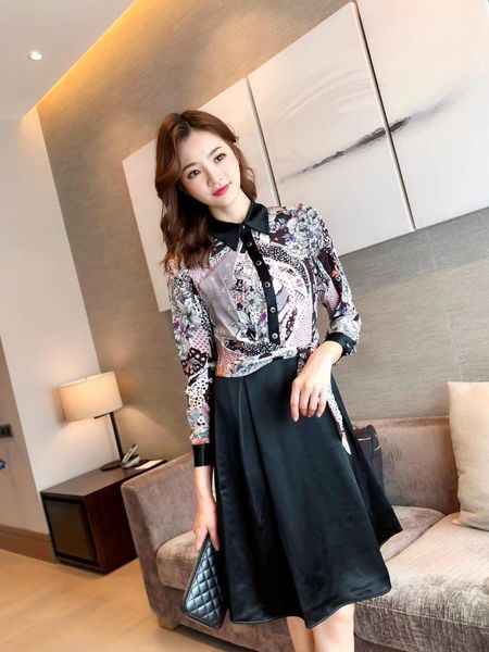 casual dresses jk11485 fashion women 2021 spring dress luxury european design party style, Black;gray
casual dresses jk11485 fashion women 2021 spring dress luxury european design party style, Black;gray