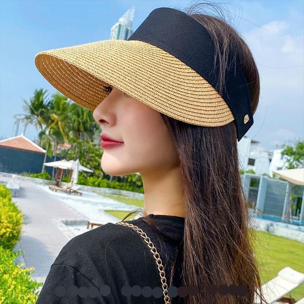 magic tape panama women straw hat empty womens summer sun protection outdoor sports fishing beach essential, Blue;gray
magic tape panama women straw hat empty womens summer sun protection outdoor sports fishing beach essential, Blue;gray