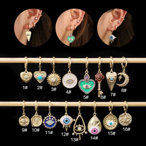 dangle & chandelier 1pcs dripping oil key love eye hoop drop earrings fish lock cross cartilage earring piercing jewelry for women, Silver
dangle & chandelier 1pcs dripping oil key love eye hoop drop earrings fish lock cross cartilage earring piercing jewelry for women, Silver