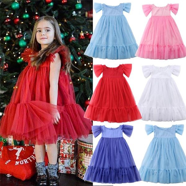 girl's dresses fashion toddler girls princess dress kids baby wedding birthday pageant gown tulle tutu clothes, Red;yellow
girl's dresses fashion toddler girls princess dress kids baby wedding birthday pageant gown tulle tutu clothes, Red;yellow