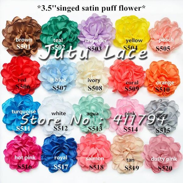 pcs/lot ,3.5 '' singed satin puff chiffon flowers for fashion accessories 20 colors ties, Red;brown
pcs/lot ,3.5 '' singed satin puff chiffon flowers for fashion accessories 20 colors ties, Red;brown