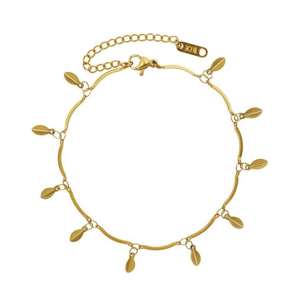anklets vintage gold color leafs tassel anklet for women adjustable size charm 316l stainless steel foot chains ankle bracelet tobillera, Red;blue
anklets vintage gold color leafs tassel anklet for women adjustable size charm 316l stainless steel foot chains ankle bracelet tobillera, Red;blue