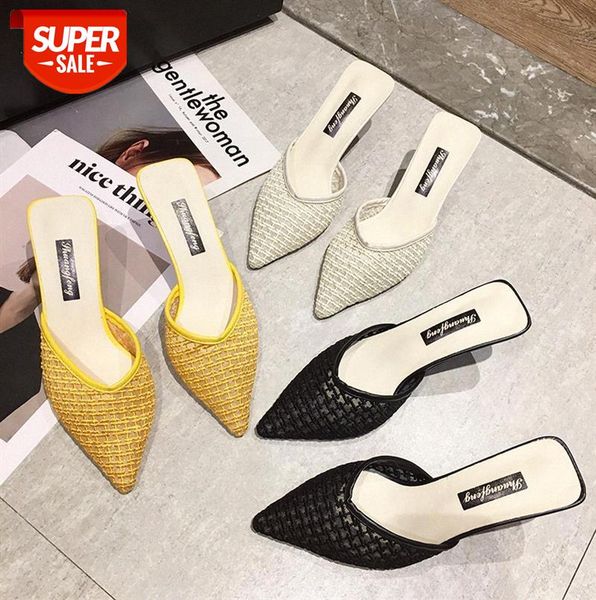 stiletto girl in baotou half slippers women french style, pointed high heels #6i0p, Black
stiletto girl in baotou half slippers women french style, pointed high heels #6i0p, Black