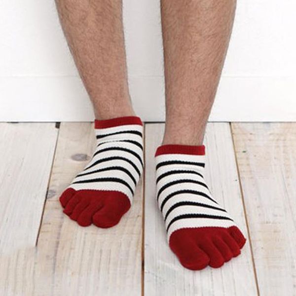 sports socks 2 pairs summer men women wear striped pattern five finger yoga man athleisure short male eu 40-45, Black
sports socks 2 pairs summer men women wear striped pattern five finger yoga man athleisure short male eu 40-45, Black