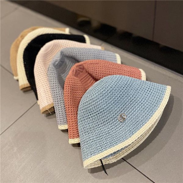 wide brim hats lady korean summer hollowed-out woven fisherman's hat is a versatile, small self-closing and bucket, Blue;gray
wide brim hats lady korean summer hollowed-out woven fisherman's hat is a versatile, small self-closing and bucket, Blue;gray