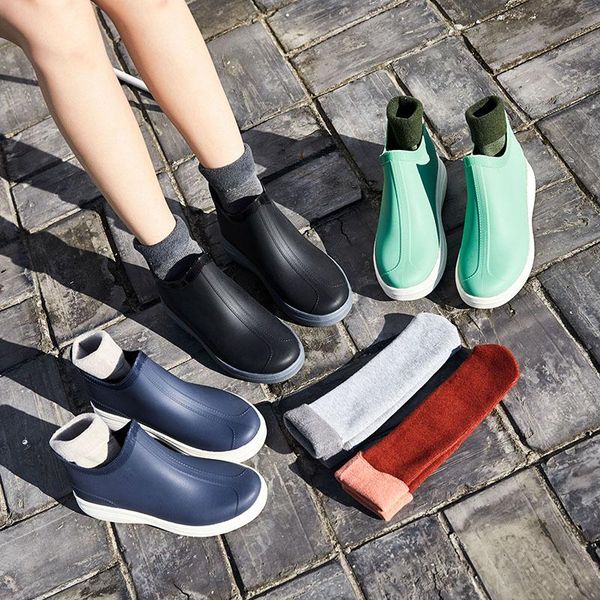 boots girl low heeled rain shoes anti-slip wear-resistant women's low-barrel water set feet 36-40, Black
boots girl low heeled rain shoes anti-slip wear-resistant women's low-barrel water set feet 36-40, Black
