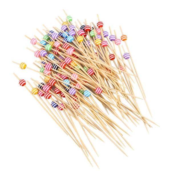 100pcs picks cocktail fruit appetizer drink sticks disposable wood toothpicks party supplies 12cm (colorful stripe be forks
100pcs picks cocktail fruit appetizer drink sticks disposable wood toothpicks party supplies 12cm (colorful stripe be forks