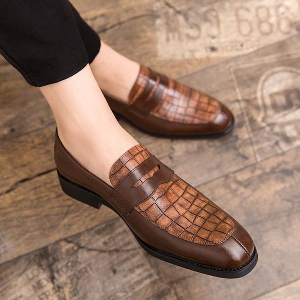 dress shoes fashion men business pointed loafers leather oxford formal mariage slip on wedding, Black
dress shoes fashion men business pointed loafers leather oxford formal mariage slip on wedding, Black