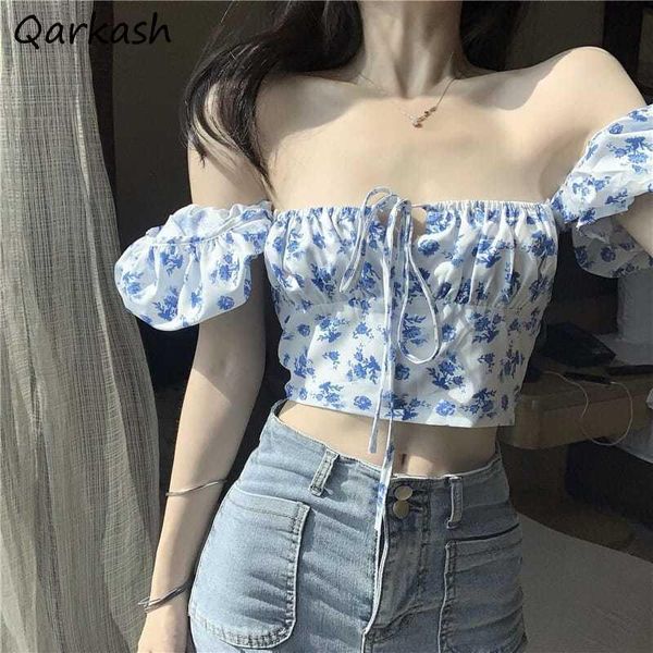 women's blouses & shirts women bandage floral slash neck crop retro elegant summer stylish harajuku female street holiday leisure p, White
women's blouses & shirts women bandage floral slash neck crop retro elegant summer stylish harajuku female street holiday leisure p, White