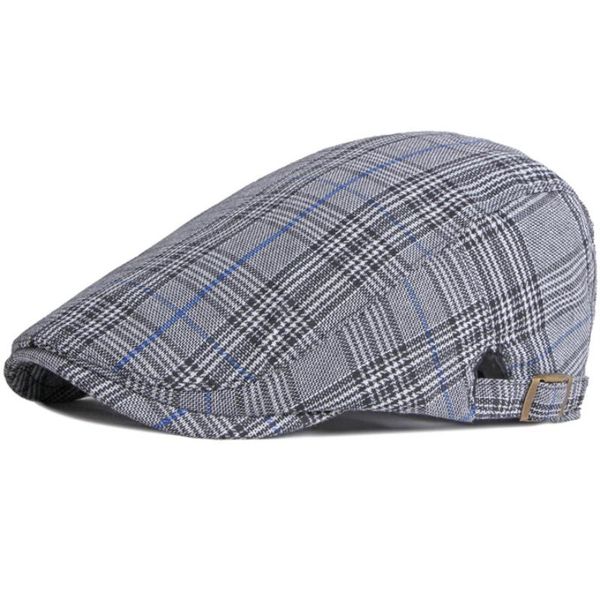 berets ht3673 men women plaid adjustable beret cap retro artist painter hat caps for male female ivy sboy flat, Blue;gray
berets ht3673 men women plaid adjustable beret cap retro artist painter hat caps for male female ivy sboy flat, Blue;gray