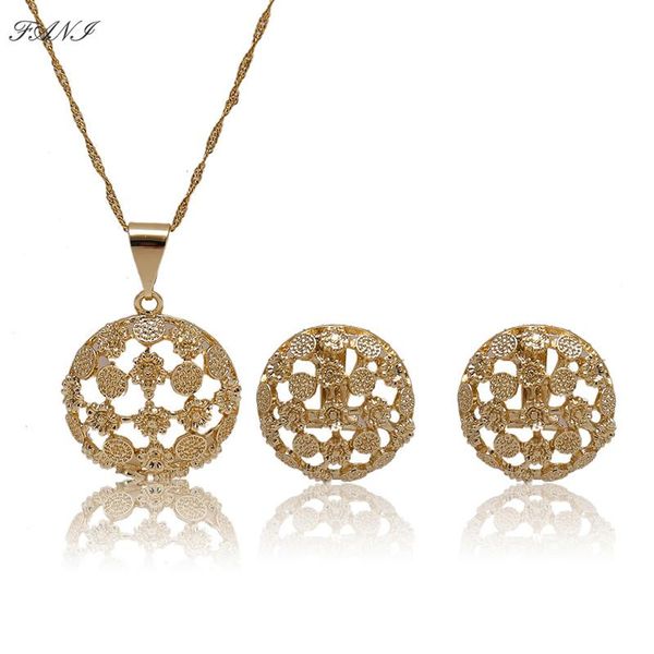 earrings & necklace fani jewelry classic round circle alloy set for women gift pendant party birthday dubai, Silver
earrings & necklace fani jewelry classic round circle alloy set for women gift pendant party birthday dubai, Silver