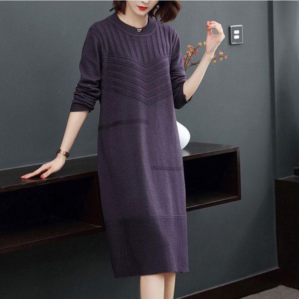 casual dresses 2021 winter women warm thick knitting sweater dress female o-neck loose long sleeve lady elegant a-line vestidos n138, Black;gray
casual dresses 2021 winter women warm thick knitting sweater dress female o-neck loose long sleeve lady elegant a-line vestidos n138, Black;gray
