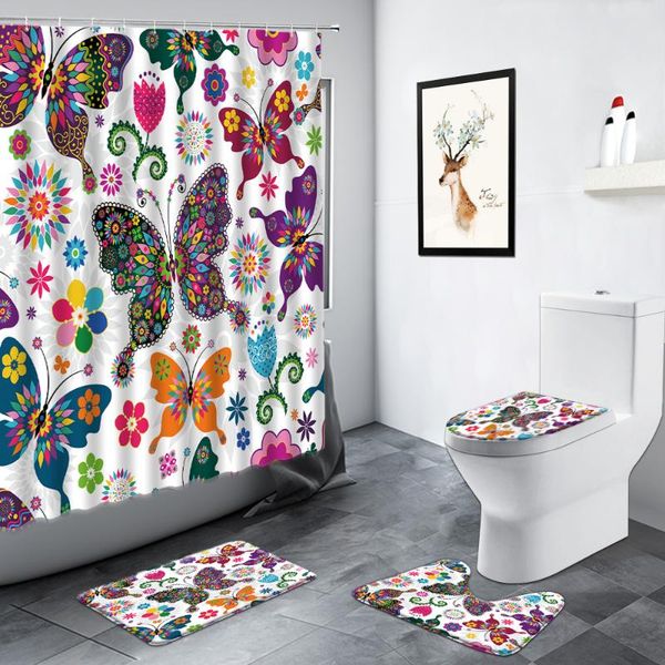shower curtains beautiful butterfly curtain color flowers pattern creative bathroom decor toilet rug non-slip mat bath mats set
shower curtains beautiful butterfly curtain color flowers pattern creative bathroom decor toilet rug non-slip mat bath mats set