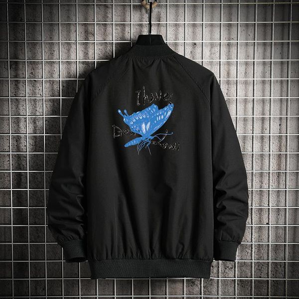men's jackets men baseball uniform coat 2021 autumn bomber jacket butterfly print streetwear casual tracksuit hip brand, Black;brown
men's jackets men baseball uniform coat 2021 autumn bomber jacket butterfly print streetwear casual tracksuit hip brand, Black;brown