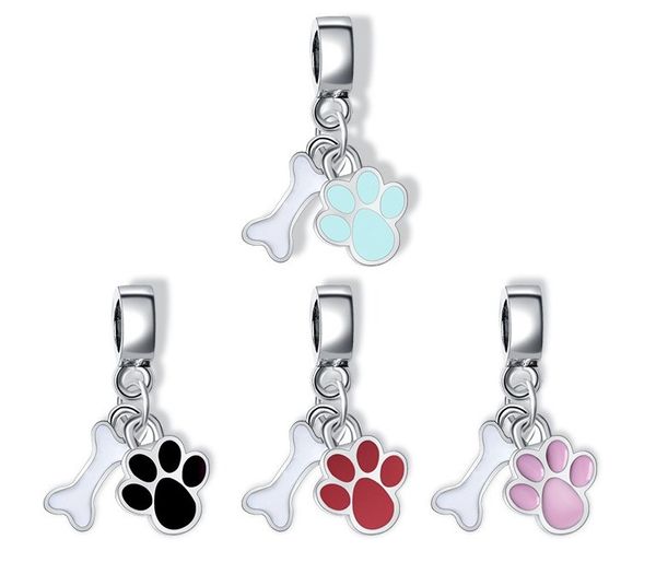 fits pandora bracelets 20pcs dog paw print key ring enamel dangle pendant charms beads silver charms bead for women diy european necklace je, Black
fits pandora bracelets 20pcs dog paw print key ring enamel dangle pendant charms beads silver charms bead for women diy european necklace je, Black