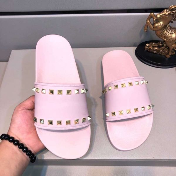 men women slides with box ladies beach slipper espadrilles rivet stud slippers non-slip leather mens casual spikes shoes rhinestone flat rub, Black
men women slides with box ladies beach slipper espadrilles rivet stud slippers non-slip leather mens casual spikes shoes rhinestone flat rub, Black