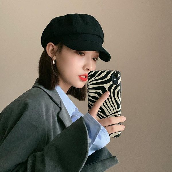 all-match solid color octagonal hat ladies casual japanese art painter retro fashion beret berets, Blue;gray
all-match solid color octagonal hat ladies casual japanese art painter retro fashion beret berets, Blue;gray