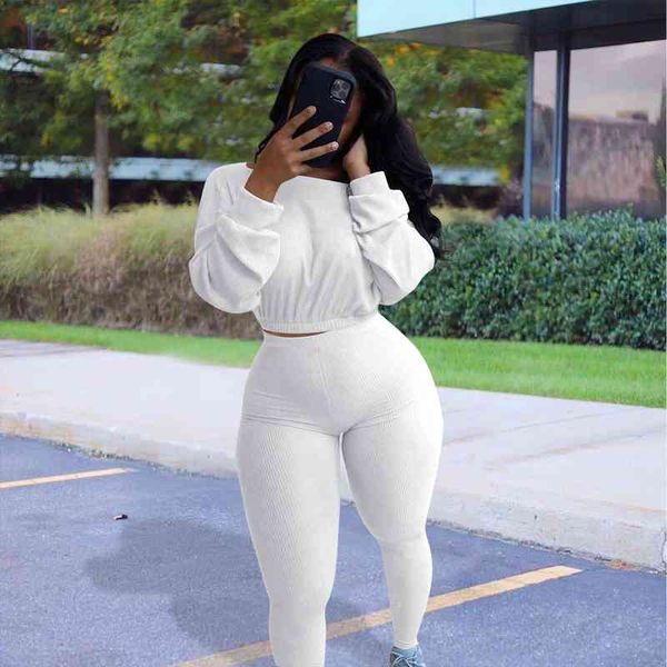 women two piece set tracksuit long sleeve elastic crop causal trouser high waist leggings workout pants tracksuit, Gray
women two piece set tracksuit long sleeve elastic crop causal trouser high waist leggings workout pants tracksuit, Gray