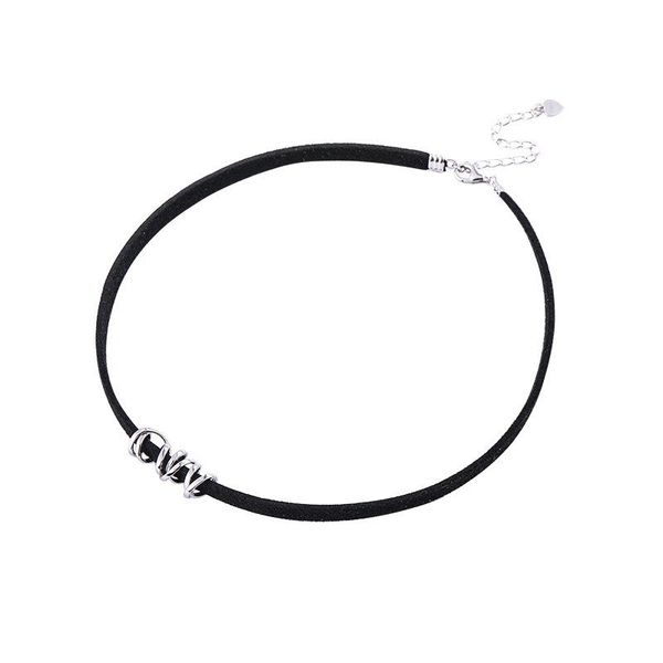 chokers fashion black cord s925 sterling silver choker necklace for women punk jewelry girls, Golden;silver
chokers fashion black cord s925 sterling silver choker necklace for women punk jewelry girls, Golden;silver