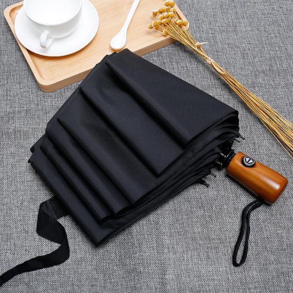 umbrellas full automatic umbrella solid wood sun uv clear big rain men business folding windproof ombrello gift b65
umbrellas full automatic umbrella solid wood sun uv clear big rain men business folding windproof ombrello gift b65