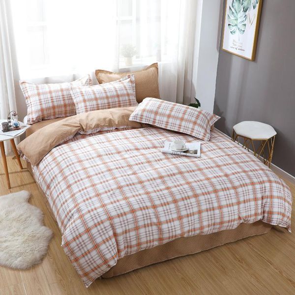 bedding sets nordic modern set plaid stripe printed duvet cover with pillowcase 240x220 king size single double bed linen sheet
bedding sets nordic modern set plaid stripe printed duvet cover with pillowcase 240x220 king size single double bed linen sheet
