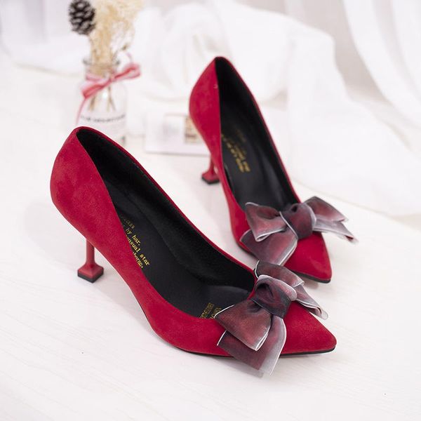 dress shoes elegant women's red silk bowtie pumps spring summer high heels ankle strap mujer 2021 working sandals, Black
dress shoes elegant women's red silk bowtie pumps spring summer high heels ankle strap mujer 2021 working sandals, Black
