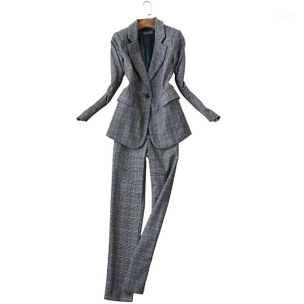 women's suits & blazers fashion plaid suit women autumn / spring large size slim jacket + pencil pants two-piece, White;black
women's suits & blazers fashion plaid suit women autumn / spring large size slim jacket + pencil pants two-piece, White;black