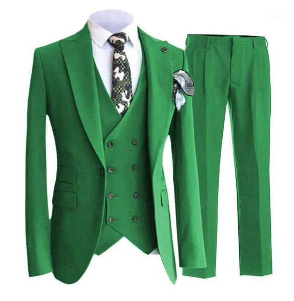 men's suits & blazers solovedress suit green slim double-breasted lapel business meeting wedding groom customization (blazer + vest pan, White;black
men's suits & blazers solovedress suit green slim double-breasted lapel business meeting wedding groom customization (blazer + vest pan, White;black