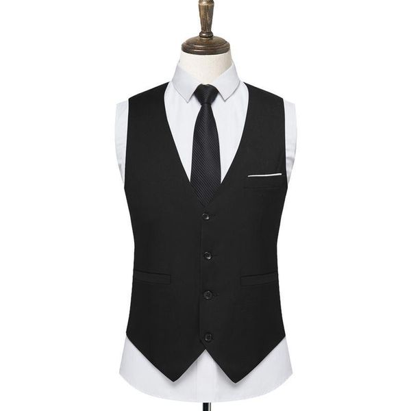 arrival mens dress vests slim fit suit vest male waistcoat gilet homme casual sleeveless formal business jacket howdfeo men's, Black;white
arrival mens dress vests slim fit suit vest male waistcoat gilet homme casual sleeveless formal business jacket howdfeo men's, Black;white
