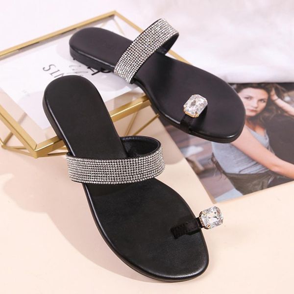 slippers outdoor crystal clip toe flip flops woman summer beach women shoes rome sandals rhinestones band flat slides 2021, Black
slippers outdoor crystal clip toe flip flops woman summer beach women shoes rome sandals rhinestones band flat slides 2021, Black