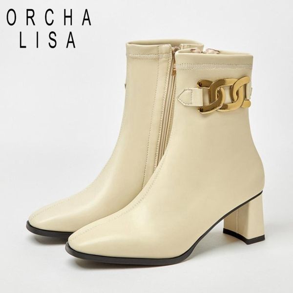 boots orchalisa winter autumn 2021 square toe pu leather metal chain sock boot women fashion stretchy big size 42 43 44 45, Black
boots orchalisa winter autumn 2021 square toe pu leather metal chain sock boot women fashion stretchy big size 42 43 44 45, Black