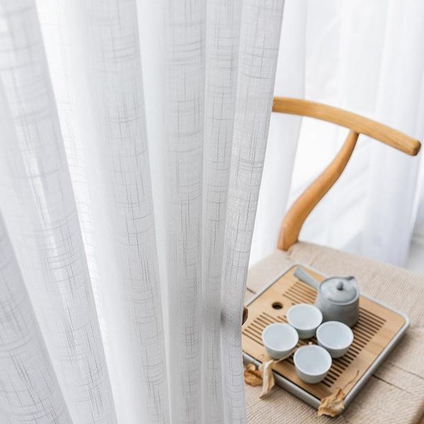 modern linen semi-shading ramie curtain japense style white yarn pure color cotton custom gauze & drapes
modern linen semi-shading ramie curtain japense style white yarn pure color cotton custom gauze & drapes