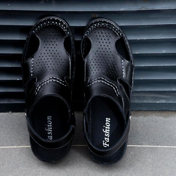 sandals ete work sandles leather vietnam rasteira outdoor sandel masculina erkek 2021 verano beach sandal sandalen men hombre rubber de, Black
sandals ete work sandles leather vietnam rasteira outdoor sandel masculina erkek 2021 verano beach sandal sandalen men hombre rubber de, Black