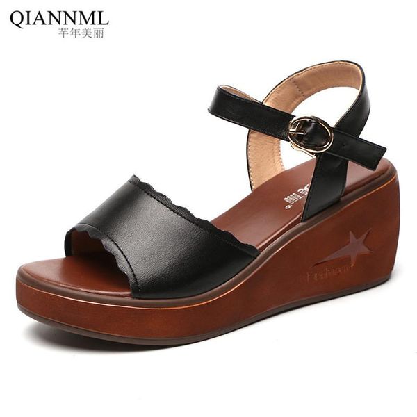 dress shoes big size 33-43 genuine leather woman summer 2021 platform sandals ladies wedge heels women beach shoe, Black
dress shoes big size 33-43 genuine leather woman summer 2021 platform sandals ladies wedge heels women beach shoe, Black