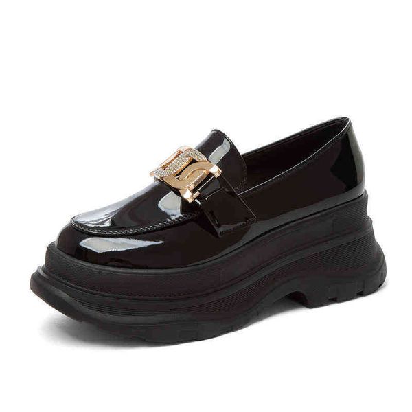 thick soled small leather sho women's 2021 autumn british style bright with one foot outside wearing muffin thick
thick soled small leather sho women's 2021 autumn british style bright with one foot outside wearing muffin thick