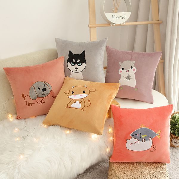40cm Cute Sheep Bear Cattle Husky Hamster Cartoon Animal Pattern Plush Pillow Sofa Chair Car Cushion Home Decor Kids Girls Gift, 40cm pillow
40cm Cute Sheep Bear Cattle Husky Hamster Cartoon Animal Pattern Plush Pillow Sofa Chair Car Cushion Home Decor Kids Girls Gift, 40cm pillow