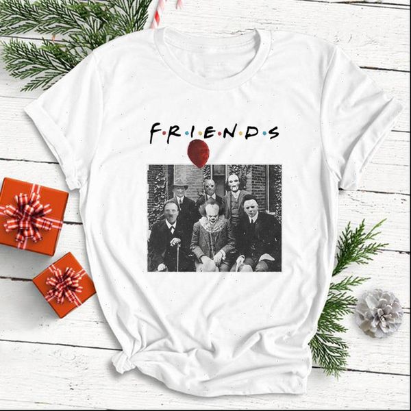 horror friends women t shirts tv show halloween shirt female harajuku fashion tees print, White
horror friends women t shirts tv show halloween shirt female harajuku fashion tees print, White
