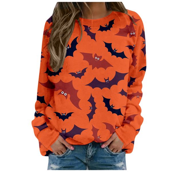 halloween 15 sweater women's round neck turtleneck printed long sleeve sweatshirt, Black
halloween 15 sweater women's round neck turtleneck printed long sleeve sweatshirt, Black