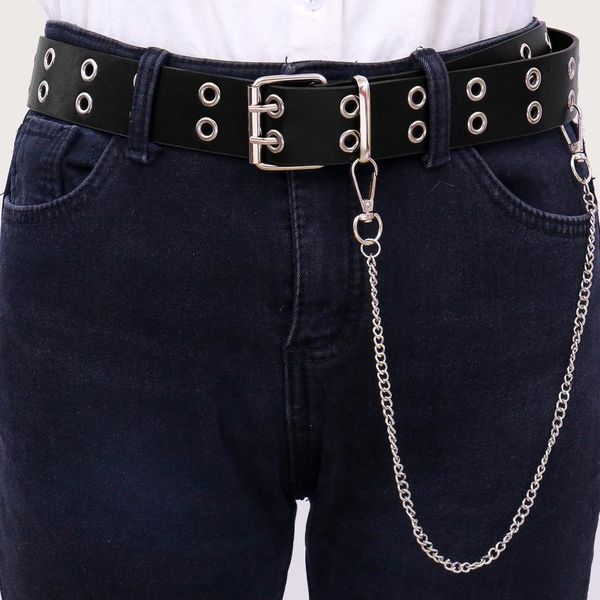 belts classic waist chain fashion product eyelet decorative metal buckle belt waistband clothess accessories, Black;brown
belts classic waist chain fashion product eyelet decorative metal buckle belt waistband clothess accessories, Black;brown