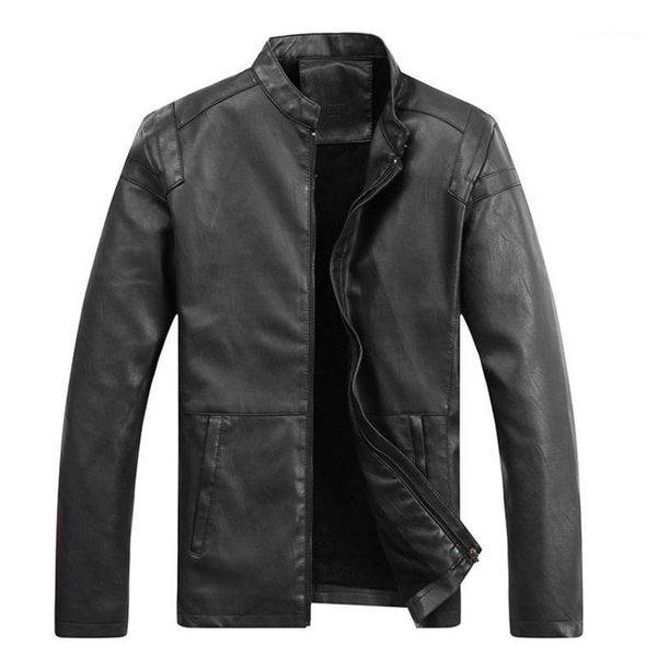 men's fur & faux autumn and winter leather jacket solid color slim motorcycle pu windproof standing collar coat, Black
men's fur & faux autumn and winter leather jacket solid color slim motorcycle pu windproof standing collar coat, Black