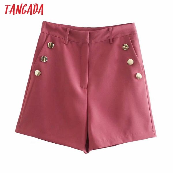 women elegant solid pink button decorate zipper pockets ol shorts pantalones 2r34 210416, White;black
women elegant solid pink button decorate zipper pockets ol shorts pantalones 2r34 210416, White;black