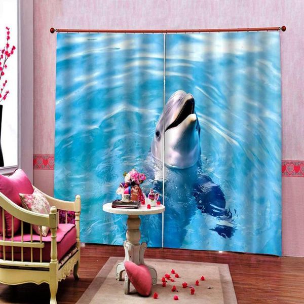 curtain & drapes blue waves dolphins large window customiable any size for children's room bedroom half-blackout decor sets
curtain & drapes blue waves dolphins large window customiable any size for children's room bedroom half-blackout decor sets