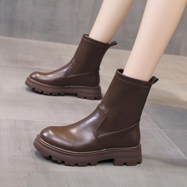 boots women leather short shoes flat heel fashion winter autumn cool office lady ladies footwear zapatillas mujer, Black
boots women leather short shoes flat heel fashion winter autumn cool office lady ladies footwear zapatillas mujer, Black